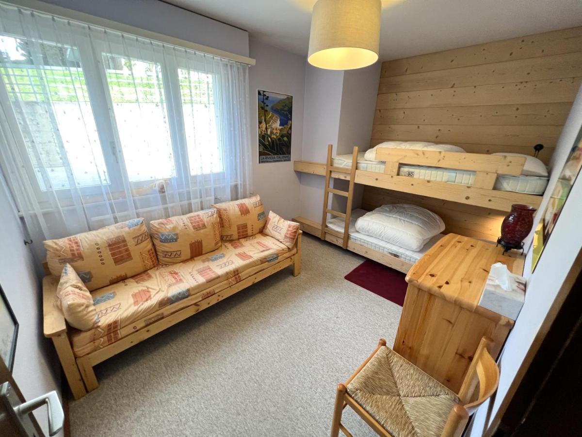 קראנס-מונטנה Bel Appartement 3 Pieces Au Pied Des Pistes De Ski מראה חיצוני תמונה