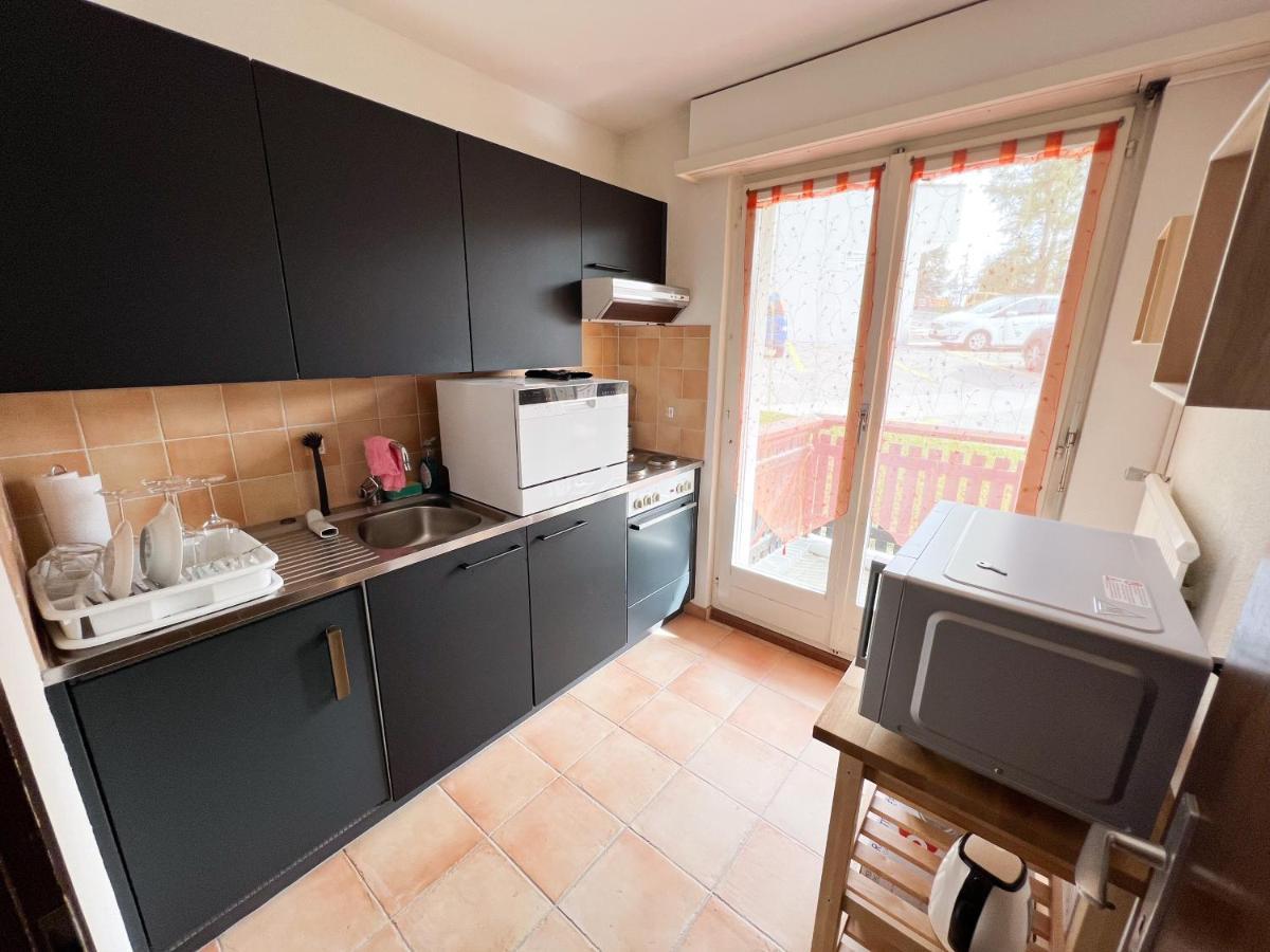 קראנס-מונטנה Bel Appartement 3 Pieces Au Pied Des Pistes De Ski מראה חיצוני תמונה